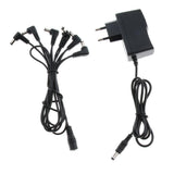 Max Maxb 1 to 6 Way Guitar Effect Pedals Power Supply Cable + Adapter (EU Plug)