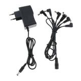 Max Maxb 1 to 6 Way Guitar Effect Pedals Power Supply Cable + Adapter (EU Plug)
