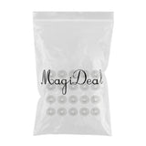 Max Maxb 20pcs Open Hole Flute Pads for Woodwind Instrument Parts