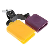 Max Maxb Multicolor Cowbell Drum Set Kit Musical Percussion Accessory