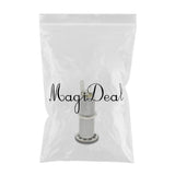 Max Guitar Bass Pickup Threaded Cylinder 6.35mm Jack Output Socket Chrome