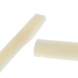 Maxbell 2pcs Acoustic Guitar Bridge Saddle Nut Guitar Replacement Parts Beige Color