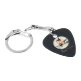 Max Maxb Guitar Bass Plectrum Luminous Keychain Key Fob Picks Girl