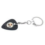 Max Maxb Guitar Bass Plectrum Luminous Keychain Key Fob Picks Girl