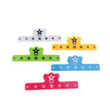 Max Maxb 5pcs Music Note Holder Page Clip for Music Sheet Book Instrument Parts Star