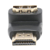 Max Practical Right Angle 90 Degree HDMI Male Port to HDMI Female Port Adapter Cable Connector