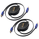Max Maxb Retractable Portable HDMI V1.4 Cable 1080P Adapter 3D Cord Wire 1m