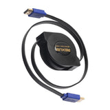 Max Maxb Retractable Portable HDMI V1.4 Cable 1080P Adapter 3D Cord Wire 1m