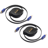 Max Maxb Retractable Portable HDMI V1.4 Cable 1080P Adapter 3D Cord Wire 1m
