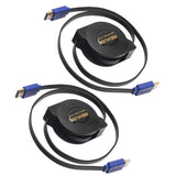 Max Maxb Retractable Portable HDMI V1.4 Cable 1080P Adapter 3D Cord Wire 1m