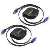 Max Maxb Retractable Portable HDMI V1.4 Cable 1080P Adapter 3D Cord Wire 1m
