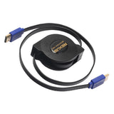 Max Maxb Retractable Portable HDMI V1.4 Cable 1080P Adapter 3D Cord Wire 1.8m