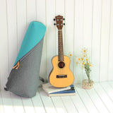 Max Maxb Multicolor Cotton Padded Adjustable Belt Ukulele Gig Bag for 26" Ukulele