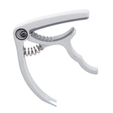 Max Maxb 1 Piece Guitar Capo Tuner Trigger Quick Change Key Clamp White
