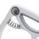 Max Maxb 1 Piece Guitar Capo Tuner Trigger Quick Change Key Clamp White