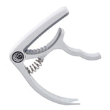 Max Maxb 1 Piece Guitar Capo Tuner Trigger Quick Change Key Clamp White