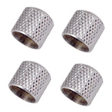 Max Maxb 4 Pieces Electric Guitar Volume Tone Control Knobs Buttons Silver