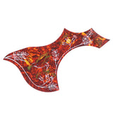 Max Maxb Left Handed Acoustic Guitar Pickguard Pick Guard Anti-scratch Plate Red