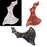 Max Maxb Left Handed Acoustic Guitar Pickguard Pick Guard Anti-scratch Plate Red