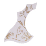 Max Maxb Left Handed Acoustic Guitar Pickguard Pick Guard Anti-scratch Plate White