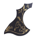 Max Maxb Left Handed Acoustic Guitar Pickguard Pick Guard Anti-scratch Plate Black