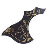 Max Maxb Left Handed Acoustic Guitar Pickguard Pick Guard Anti-scratch Plate Black