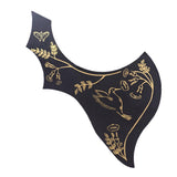 Max Maxb Left Handed Acoustic Guitar Pickguard Pick Guard Anti-scratch Plate Black
