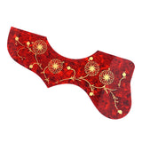 Max Maxb Self Adhesive Acoustic Guitar Pickguard for 40'' 41'' Guitar Red