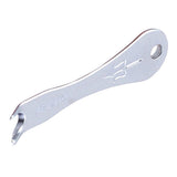 Max Maxb Guitar Bridge Pin Puller Key Chain Silver