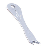Max Maxb Guitar Bridge Pin Puller Key Chain Silver