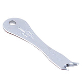 Max Maxb Guitar Bridge Pin Puller Key Chain Silver