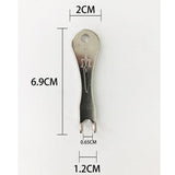 Max Maxb Guitar Bridge Pin Puller Key Chain Silver
