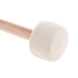 Max Maxb 1 Piece Bass Drum Mallet Stick Felt Head for Marching Band Parts