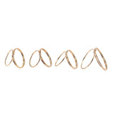 Max Maxb 4PCS Guitar Finger Picks Plectrum Golden Finger style Plectrum Thumb Picks