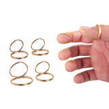 Max Maxb 4PCS Guitar Finger Picks Plectrum Golden Finger style Plectrum Thumb Picks