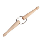 Max Maxb 1 Piece Wooden Mini Drum Sticks Keychain Drumsticks Key Fob Ring