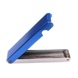 Max Maxb Silver Metal Guitar Nut Bridge File Set for Acoustic Electric Guitar Bass