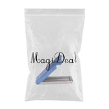 Max Maxb Silver Metal Guitar Nut Bridge File Set for Acoustic Electric Guitar Bass