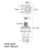 Max Maxb 2 Piecew Control Pots Guitar Potentiometers