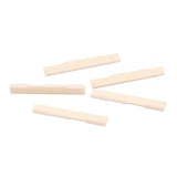 Maxbell 5pcs Ukulele Bone Bridge Saddles for Ukulele 4 String Guitar Parts