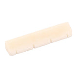 Maxbell 5 Pieces Bridge Slotted Nut for 6-String Electric Guitar Part