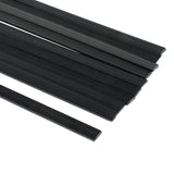 Max Maxb 10 Pieces Guitar Fingerboard Fretboard Binding Purfling Strips Black