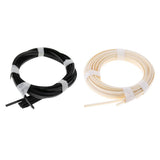 Max Maxb 10 Pieces Guitar Binding Purfling Strips for Acoustic Guitar Black