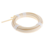 Max Maxb 10 Pieces Guitar Binding Purfling Strips for Acoustic Guitar Beige Color