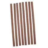 Max Maxb 8 Pieces Sapele Guitar Binding Purfling Strip Edge Guitar Trim Inlay