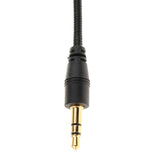 Max 3.5mm Black Stereo Mini USB Mic Microphone 3.5mm 3 Stereo Straight Head