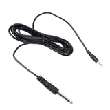 Max 6.35mm Male to 3.5mm Male Stereo Audio Cable for Electric Violin Cello Parts