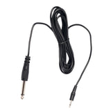 Max 6.35mm Male to 3.5mm Male Stereo Audio Cable for Electric Violin Cello Parts