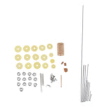 Max Maxb Flute Repair Tool Kit Flute Shaft Bar Rollers Screws Glues Cork Pad