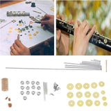 Max Maxb Flute Repair Tool Kit Flute Shaft Bar Rollers Screws Glues Cork Pad
